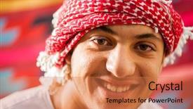  Presentation with arabic music arab man playing - Amazing presentation having arabia digit - happy arabic boy backdrop and a  colored foreground