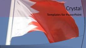  Presentation with bahrain - Cool new slide deck with arabian gulf kingdom of bahrain backdrop and a  colored foreground