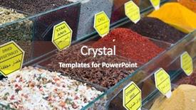  Presentation with traditional vietnamese soup pho - Beautiful PPT layouts featuring arabian souk market in dubai backdrop and a tawny brown colored foreground