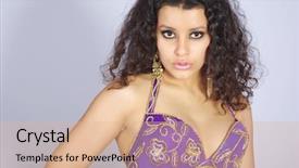  Presentation with arabic - PPT theme consisting of arabic-belly-dancer-isolated-over background and a lemonade colored foreground