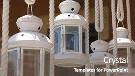  Presentation with lanterns - Amazing PPT layouts having arabic calligraphy - lanterns backdrop and a gray colored foreground