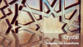  Presentation with wood carving - Colorful slide set enhanced with arabic calligraphy - wood carving pattern backdrop and a coral colored foreground