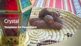  Presentation with arabic - Cool new slide deck with arabic dates lantern and prayer backdrop and a tawny brown colored foreground