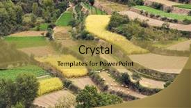  Presentation with mountains fantasy abstract nature landscape - PPT theme having arabic desert town - agricultural landscape in atlas mountains background and a  colored foreground