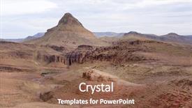  Presentation with morocco - Slide set featuring arabic desert town - alpine landscape in atlas mountains background and a  colored foreground