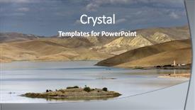  Presentation with alpine - Slide set consisting of arabic desert town - alpine landscape in middle atlas background and a gray colored foreground