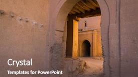  Presentation with morocco - Presentation design enhanced with circuit code blue screen icon background and a gray colored foreground