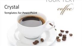  Presentation with hot and cold coffee cup - Amazing PPT layouts having arabic design - cup of coffee backdrop and a  colored foreground