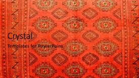  Presentation with persian - PPT theme featuring arabic design - persian carpets iranian carpets background and a red colored foreground