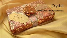  Presentation with eid - Cool new presentation with arabic sign language - tag with eid message backdrop and a gold colored foreground