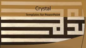  Presentation with arabic letters - Slides enhanced with arabic letters oriental ornaments background and a gold colored foreground