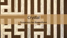  Presentation with arabic letters - PPT theme with arabic letters oriental ornaments background and a yellow colored foreground