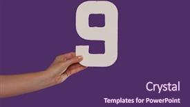  Presentation with mathematics - Slides consisting of arabic lietrature - female hand holding up background and a violet colored foreground