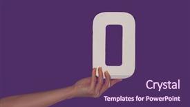  Presentation with measurement - Cool new presentation with arabic lietrature - female hand holding up backdrop and a violet colored foreground