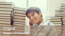  Presentation with arabic - Slide deck consisting of arabic lietrature - kid with a lot background and a  colored foreground