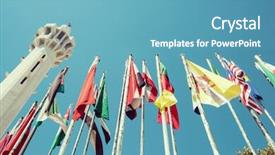  Presentation with amman jordan - Amazing presentation design having arabic mosque in amman jordan backdrop and a teal colored foreground