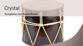  Presentation with arabic music - PPT theme having cup of tea sweet cherry and blueberry in white bowl on a wooden background background and a tawny brown colored foreground