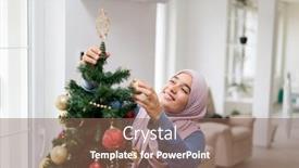  Presentation with arabic - Audience pleasing slide set consisting of arabic-muslim-girl-with-new backdrop and a violet colored foreground