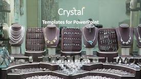  Presentation with jewelry - Slides enhanced with arabic shopping - jewelry store show-window background and a  colored foreground