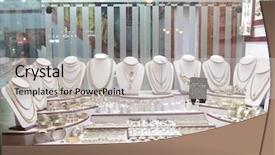  Presentation with jewelry - Slides enhanced with fragment view of the sydney harbour bridge with climbers background and a light gray colored foreground