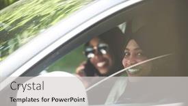  Presentation with arabic woman - Presentation theme consisting of arabic-woman-couple-traveling background and a light gray colored foreground