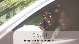  Presentation with arabic woman - Slide set having arabic-woman-couple-traveling background and a soft green colored foreground