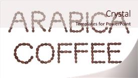  Presentation with coffea arabica - Beautiful presentation theme featuring rolls with salmon fried goat backdrop and a tawny brown colored foreground