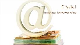  Presentation with spider - Colorful slide set enhanced with araign e - spider monkey and banknotes symbolic backdrop and a cream colored foreground