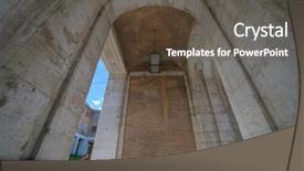  Presentation with 18th century - Audience pleasing presentation theme consisting of aranjuez a museum nowadays backdrop and a dark gray colored foreground