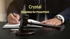  Presentation with arbitration - Theme with arbitration - judge gavel on table closeup background and a wine colored foreground