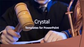  Presentation with courtroom - PPT theme having arbitration - judge male judge background and a wine colored foreground
