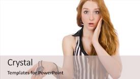  Presentation with judge - Presentation design enhanced with arbitration football - woman judge isolated background and a  colored foreground