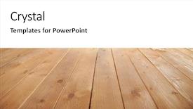  Presentation with flowers on white wooden - Colorful PPT theme enhanced with wooden table isolated on white backdrop and a white colored foreground