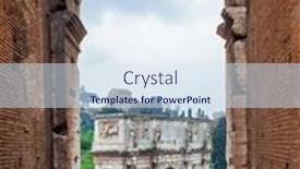  Presentation with constantine - PPT theme enhanced with arch-of-constantine-through and a sky blue colored foreground