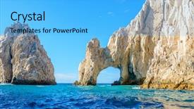  Presentation with mexico - Beautiful slides featuring arch point el arco backdrop and a light blue colored foreground