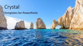  Presentation with mexico - Cool new theme with arch point el arco backdrop and a light blue colored foreground