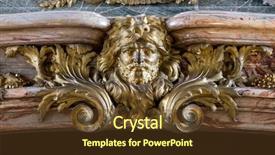  Presentation with old building britain gif - Slide deck having archangeld - bas relief from old building background and a tawny brown colored foreground