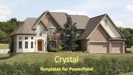  Presentation with luxury car - Cool new presentation theme with arched entry and three car backdrop and a tawny brown colored foreground