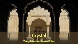  Presentation with arches - PPT layouts featuring arches at the red fort background and a tawny brown colored foreground