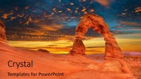  Presentation with moab - Colorful slide set enhanced with highland highway in tenerife canary island spain backdrop and a light gray colored foreground