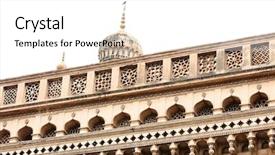  Presentation with history - Presentation enhanced with archetecture history - historic architecture background and a white colored foreground