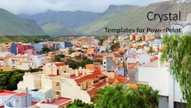  Presentation with carmen san diego - Theme consisting of archiotecturl detail in san sebastian background and a  colored foreground