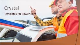  Presentation with foreman - Presentation theme with architect-and-foreman-control background and a lemonade colored foreground