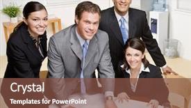  Presentation with issue - Amazing slides having co 29 - architect explains issue on blueprint backdrop and a tawny brown colored foreground