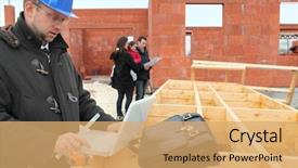  Presentation with family - Theme enhanced with home based business - family being shown around site background and a yellow colored foreground