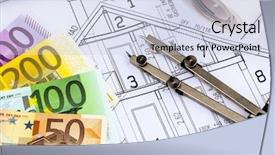  Presentation with financing - Amazing theme having architect with euro money backdrop and a lemonade colored foreground