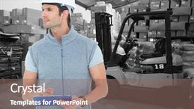  Presentation with pallet - Colorful presentation enhanced with architect writing on clip board backdrop and a violet colored foreground