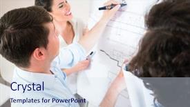  Presentation with building-plans - Beautiful PPT theme featuring architects and civil engineers talk backdrop and a sky blue colored foreground