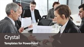  Presentation with architects - PPT theme having architects having project meeting background and a  colored foreground