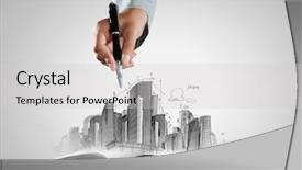  Presentation with architects - Cool new theme with easter eggs and yellow flower backdrop and a sky blue colored foreground.